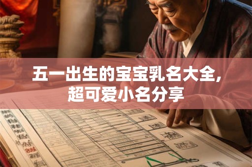 五一出生的宝宝乳名大全,超可爱小名分享