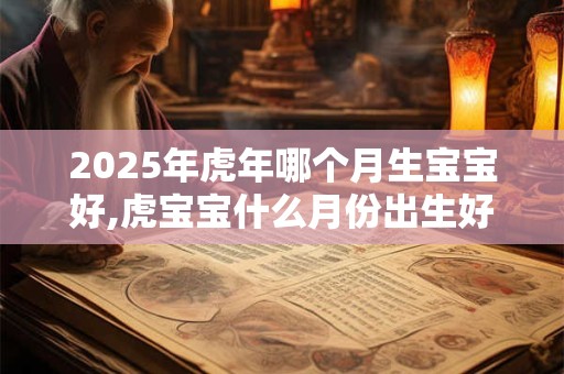 2025年虎年哪个月生宝宝好,虎宝宝什么月份出生好？