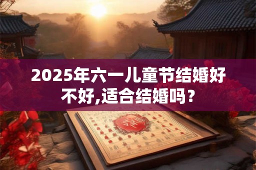 2025年六一儿童节结婚好不好,适合结婚吗？