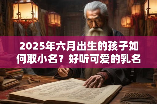 2025年六月出生的孩子如何取小名？好听可爱的乳名大全