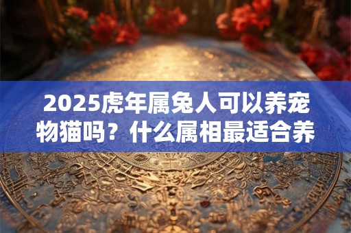 2025虎年属兔人可以养宠物猫吗？什么属相最适合养猫