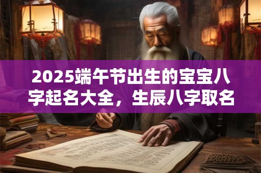 2025端午节出生的宝宝八字起名大全，生辰八字取名