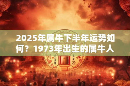 2025年属牛下半年运势如何？1973年出生的属牛人婚姻运程