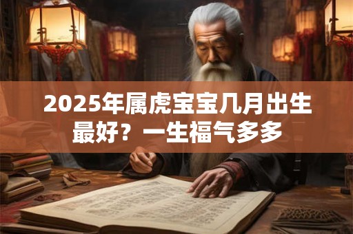 2025年属虎宝宝几月出生最好？一生福气多多