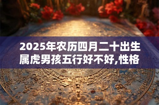 2025年农历四月二十出生属虎男孩五行好不好,性格怎么样？