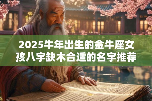 2025牛年出生的金牛座女孩八字缺木合适的名字推荐