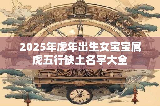 2025年虎年出生女宝宝属虎五行缺土名字大全