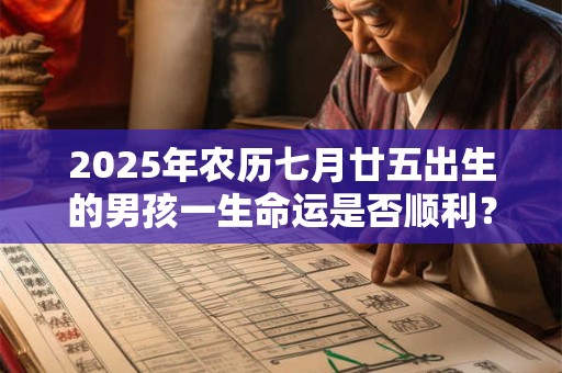 2025年农历七月廿五出生的男孩一生命运是否顺利? 2025年农历七月廿五出生的男孩一生命运是否顺利?