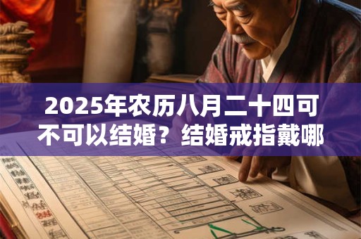 2025年农历八月二十四可不可以结婚？结婚戒指戴哪只手？