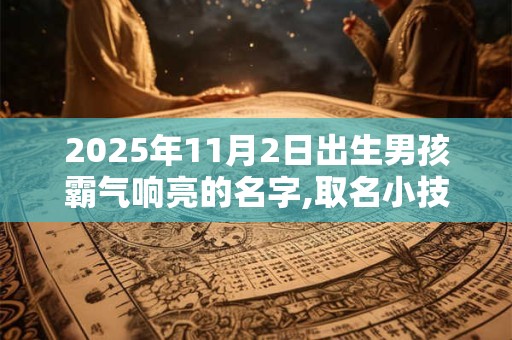 2025年11月2日出生男孩霸气响亮的名字,取名小技巧