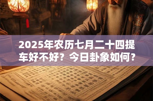 2025年农历七月二十四提车好不好？今日卦象如何？