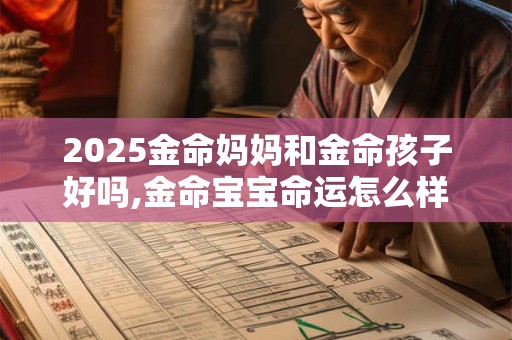 2025金命妈妈和金命孩子好吗,金命宝宝命运怎么样