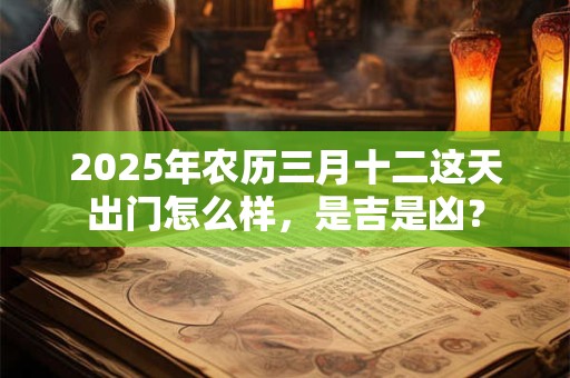 2025年农历三月十二这天出门怎么样，是吉是凶？