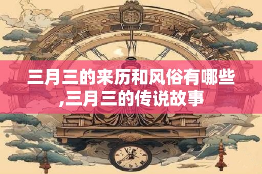 三月三的来历和风俗有哪些,三月三的传说故事