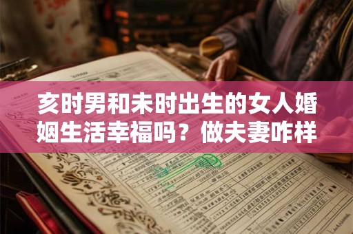 亥时男和未时出生的女人婚姻生活幸福吗？做夫妻咋样
