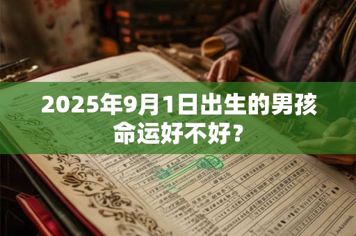 2025年9月1日出生的男孩命运好不好？