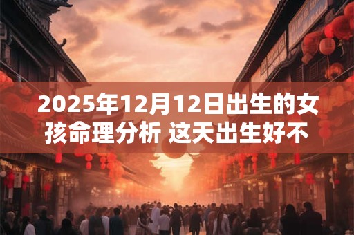 2025年12月12日出生的女孩命理分析 这天出生好不好？