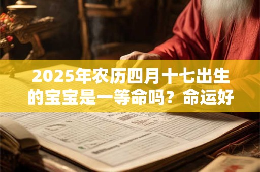 2025年农历四月十七出生的宝宝是一等命吗？命运好不好？