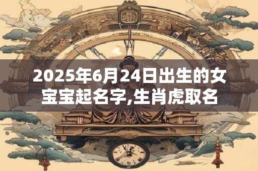 2025年6月24日出生的女宝宝起名字,生肖虎取名