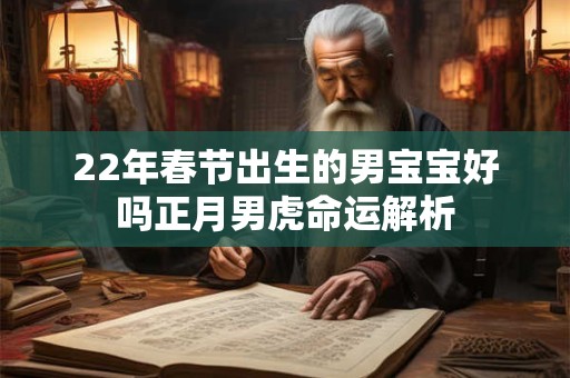22年春节出生的男宝宝好吗正月男虎命运解析