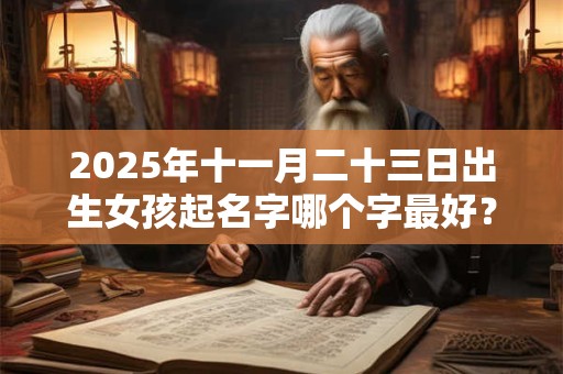 2025年十一月二十三日出生女孩起名字哪个字最好？