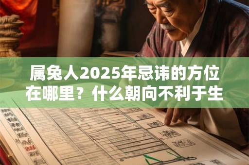 属兔人2025年忌讳的方位在哪里？什么朝向不利于生肖兔