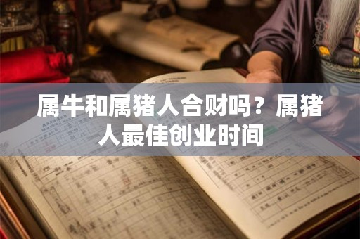 属牛和属猪人合财吗？属猪人最佳创业时间