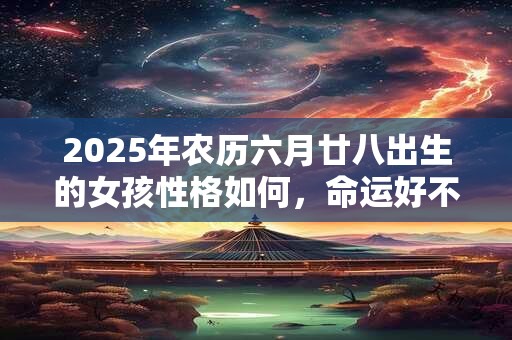 2025年农历六月廿八出生的女孩性格如何，命运好不好？