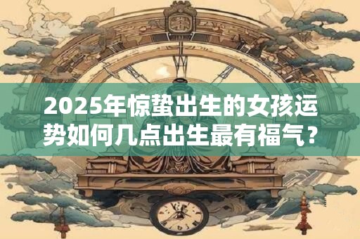 2025年惊蛰出生的女孩运势如何几点出生最有福气？