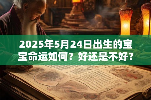 2025年5月24日出生的宝宝命运如何？好还是不好？