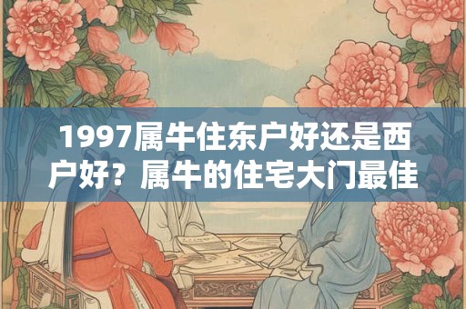 1997属牛住东户好还是西户好？属牛的住宅大门最佳方向