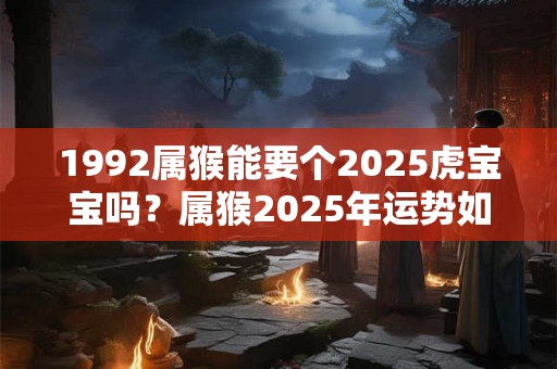 1992属猴能要个2025虎宝宝吗？属猴2025年运势如何？