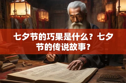 七夕节的巧果是什么？七夕节的传说故事？