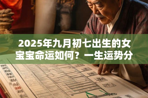 2025年九月初七出生的女宝宝命运如何？一生运势分析