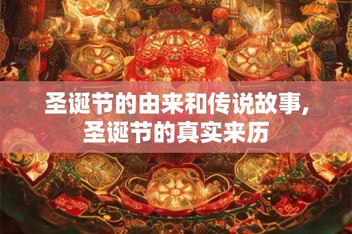 圣诞节的由来和传说故事,圣诞节的真实来历