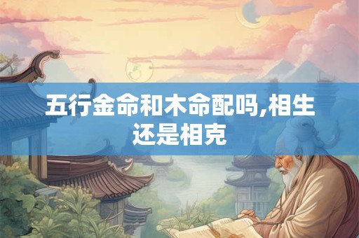 五行金命和木命配吗,相生还是相克