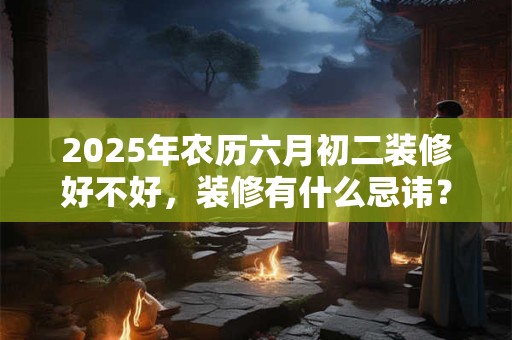 2025年农历六月初二装修好不好，装修有什么忌讳？