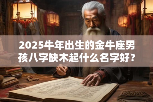 2025牛年出生的金牛座男孩八字缺木起什么名字好？