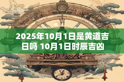 2025年10月1日是黄道吉日吗 10月1日时辰吉凶