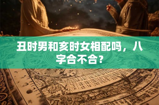 丑时男和亥时女相配吗，八字合不合？