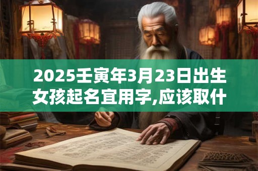 2025壬寅年3月23日出生女孩起名宜用字,应该取什么名字好