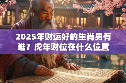 2025年财运好的生肖男有谁？虎年财位在什么位置