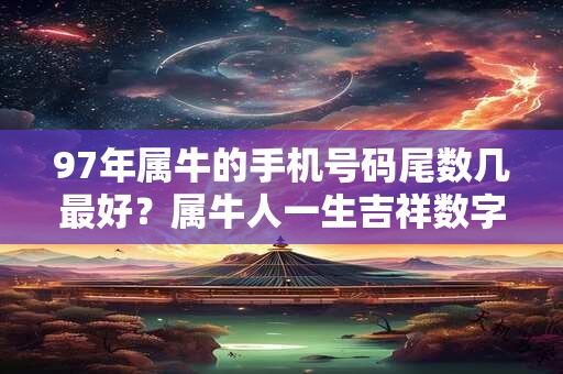 97年属牛的手机号码尾数几最好？属牛人一生吉祥数字是几
