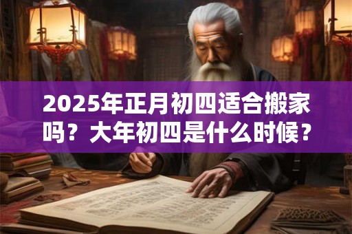 2025年正月初四适合搬家吗？大年初四是什么时候？