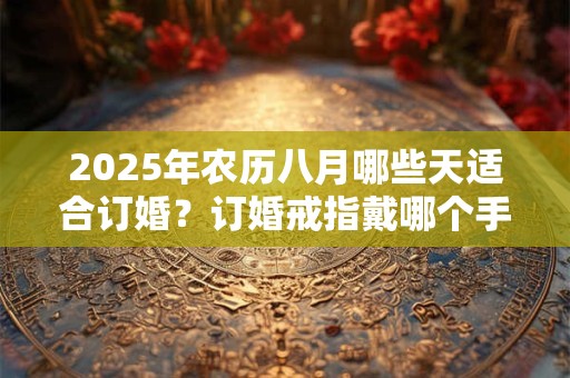 2025年农历八月哪些天适合订婚？订婚戒指戴哪个手指