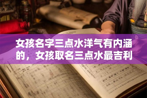 女孩名字三点水洋气有内涵的，女孩取名三点水最吉利的字