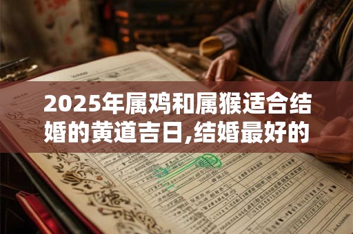 2025年属鸡和属猴适合结婚的黄道吉日,结婚最好的日子