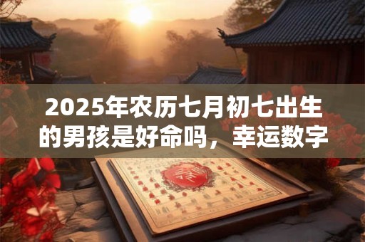 2025年农历七月初七出生的男孩是好命吗，幸运数字是什么？