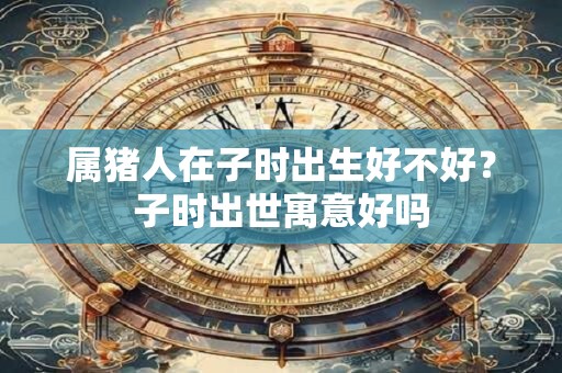 属猪人在子时出生好不好？子时出世寓意好吗
