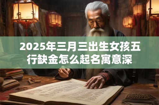 2025年三月三出生女孩五行缺金怎么起名寓意深